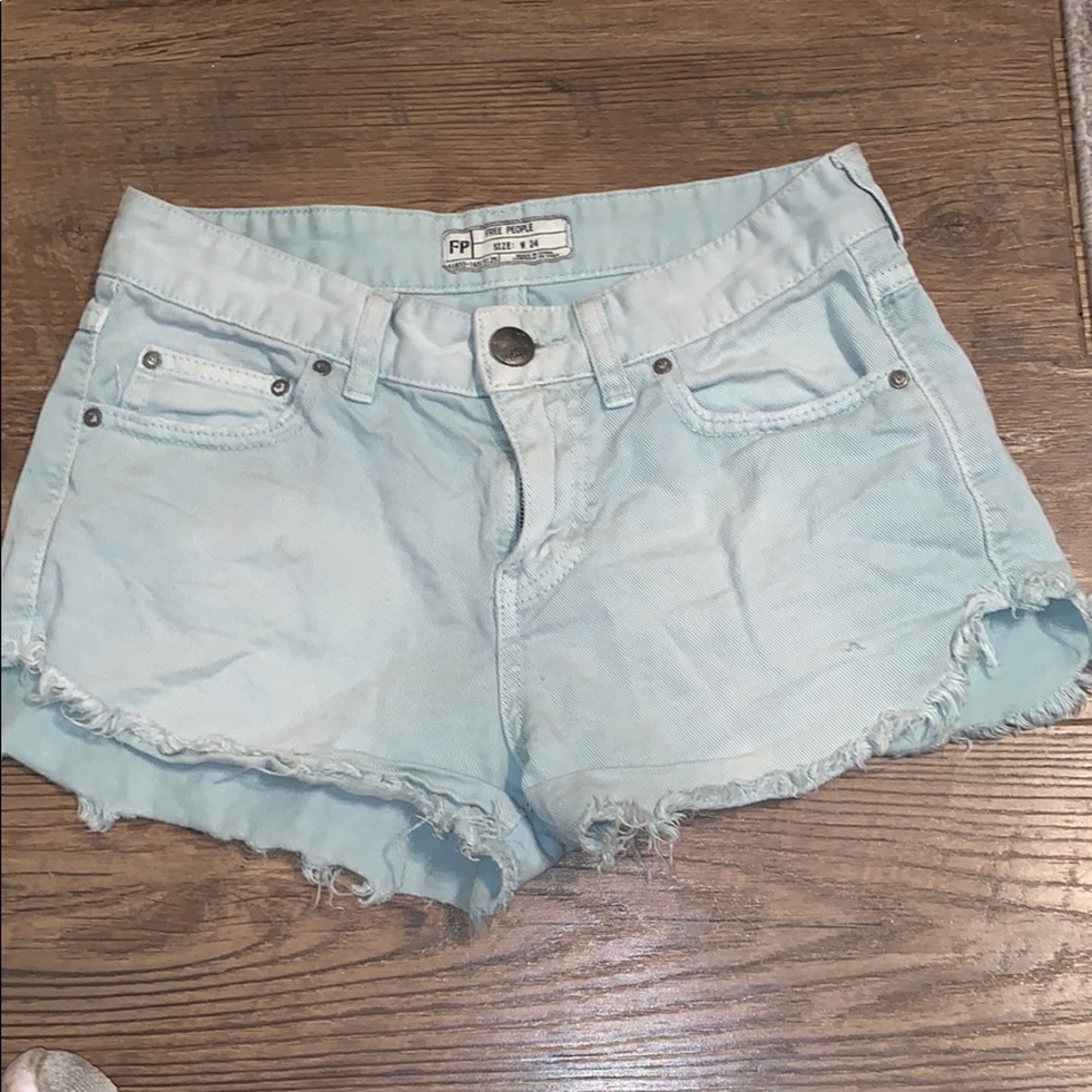 Free people jeans shorts